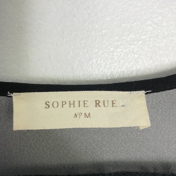 SOPHIE Rue black ruffle high low blouse - Picture 6 of 11